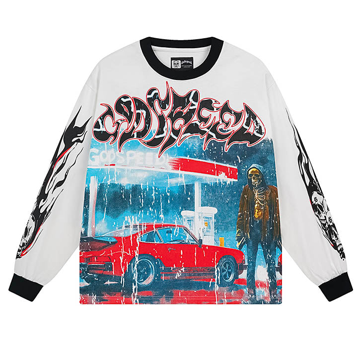GODSPEED Sunset Drift Layered Long Sleeve T-Shirt